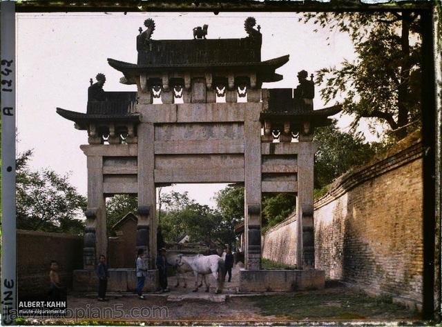 1912年曲阜老照片 孔子故里百年前彩色影像（上）