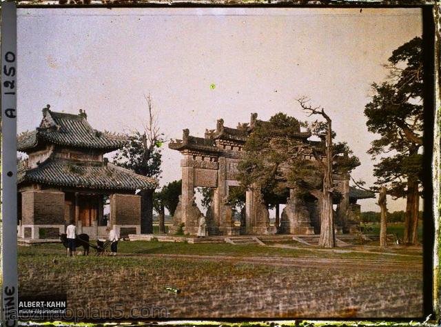 1912年曲阜老照片 孔子故里百年前彩色影像（中）