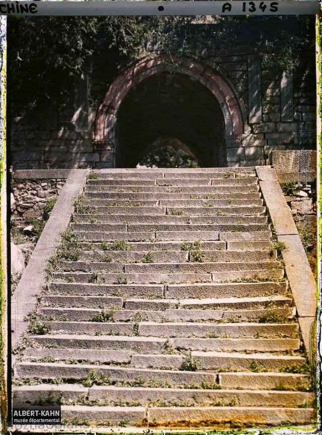 图片[13]-The old photo of Mount Tai in 1913, the true color image of Mount Tai 100 years ago (Part 1)-China Archive