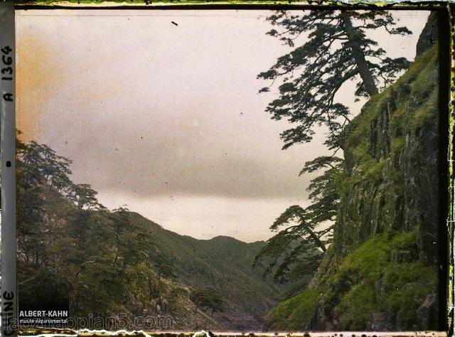 图片[1]-The old photo of Mount Tai in 1913, the true color image of Mount Tai 100 years ago (Part 2)-China Archive