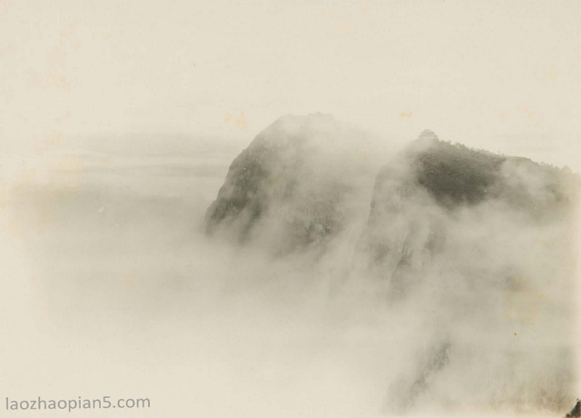 图片[1]-The old photo of Mount Emei in 1926. The beautiful scenery of Mount Emei a hundred years ago-China Archive