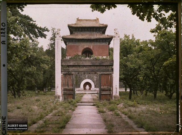 1913年昌平老照片 百年前北京昌平彩色影像（中）