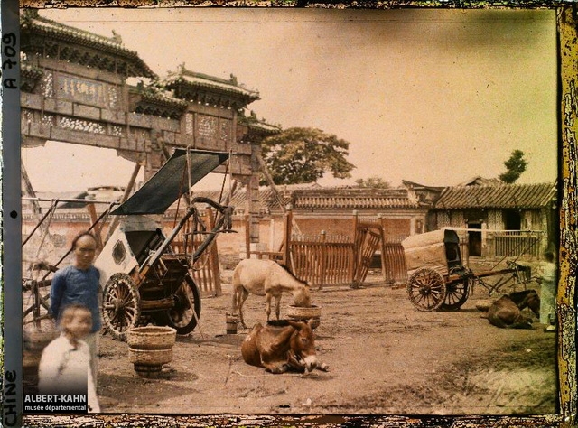 1912年北京老照片 百年前北京真实彩色影像（六）