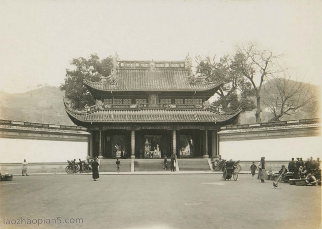 图片[2]-1926 Old photo of Hangzhou, a hundred years ago, in the Yuewang Temple of the West Lake-China Archive