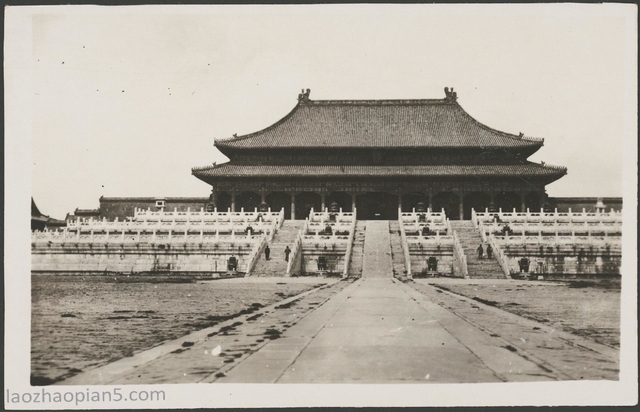 1935年北京老照片 30年代的北京故宫三大殿