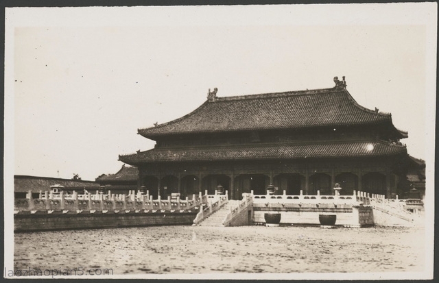 1935年北京老照片 30年代的北京故宫三大殿