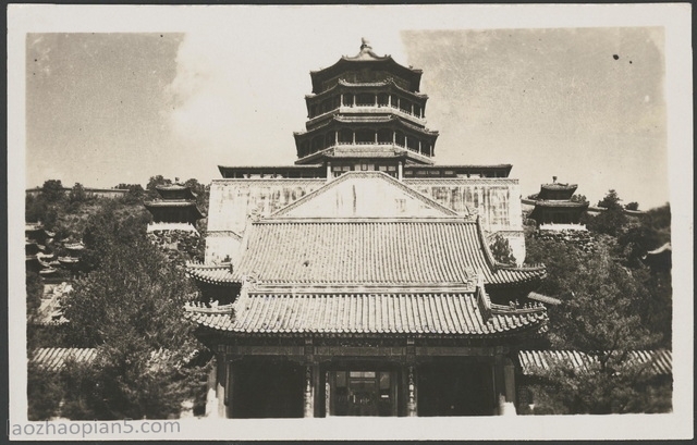 图片[7]-Old photos of Beijing in 1935 (6) Wanshou Mountain in Beijing in the 1930s-China Archive