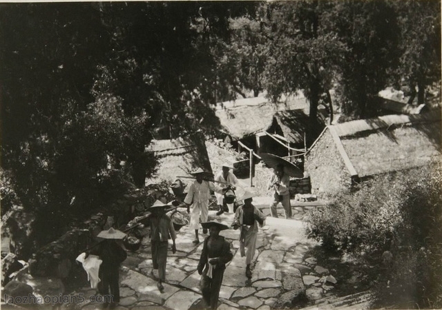 1940年泰山老照片 80年前的东岳泰山风貌