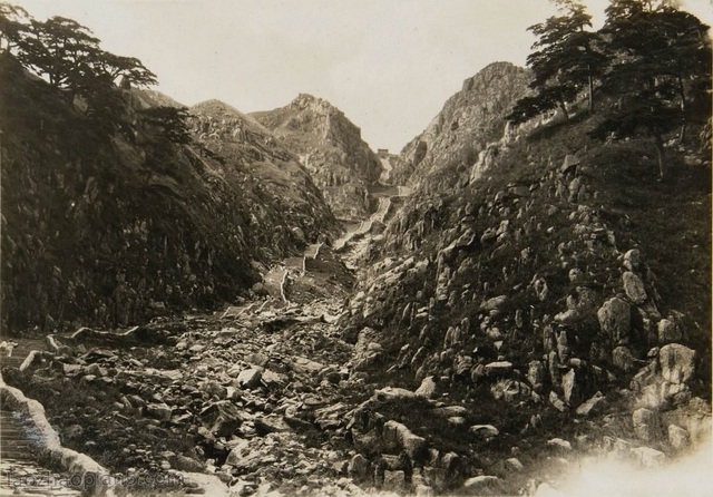 1940年泰山老照片 80年前的东岳泰山风貌