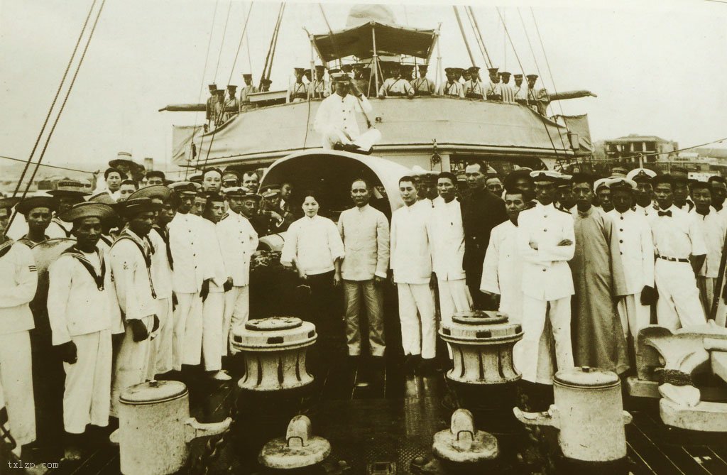 图片[11]-Old photos of the famous ship “Zhongshan Ship” in modern Chinese history-China Archive