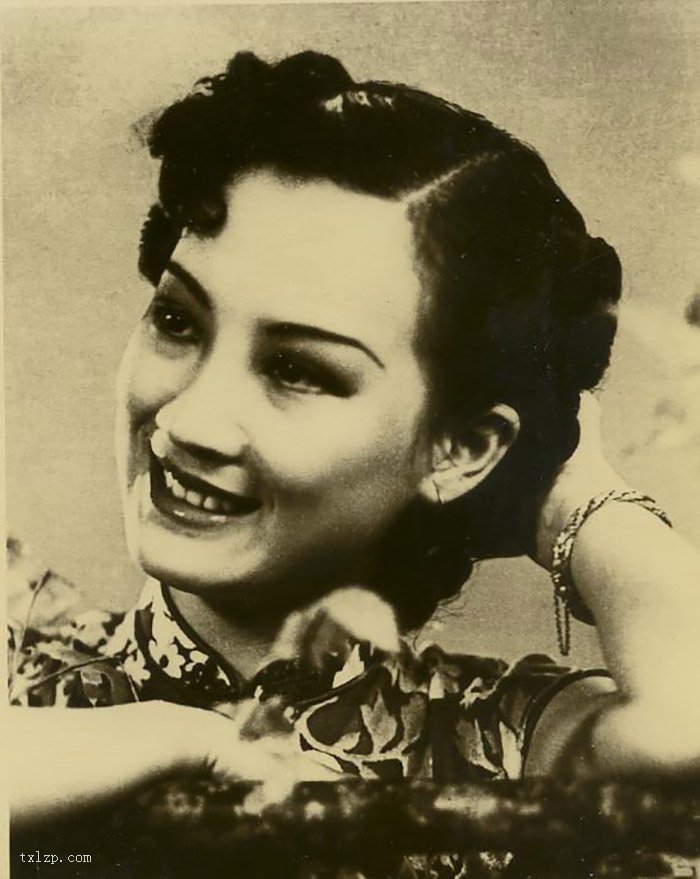 图片[1]-An old photo of the actress Jin Shouzi Zhou Xuan of the Republic of China-China Archive