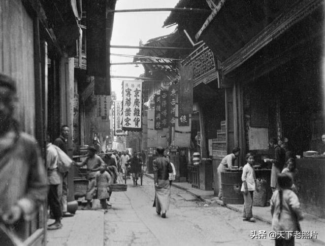 图片[1]-Old photos of street scenes in Hangzhou in 1917: leisurely life and developed handicraft industry-China Archive