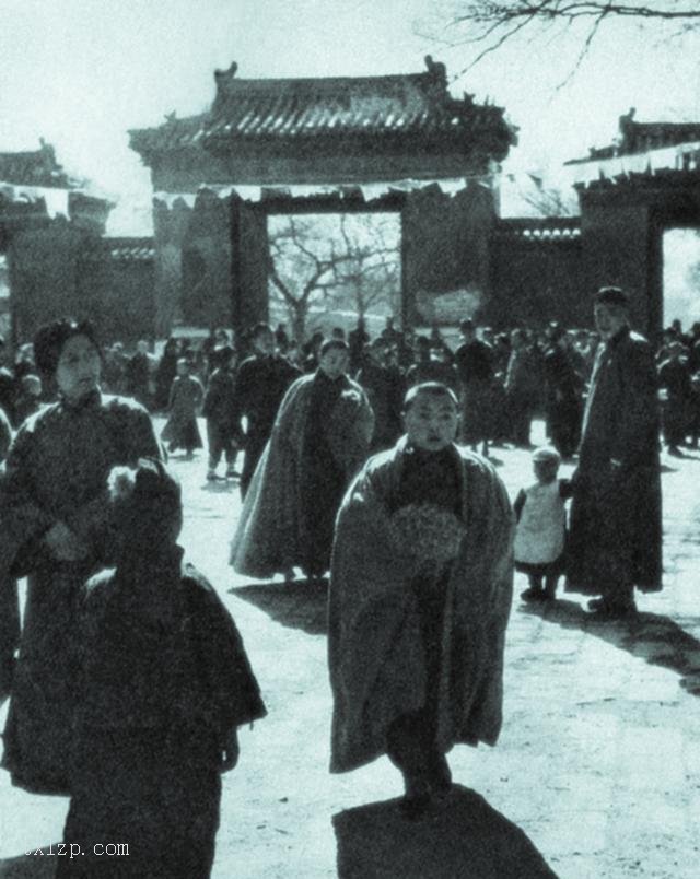 图片[6]-Old photos of Peiping City under Japanese rule during the Spring Festival in 1938-China Archive