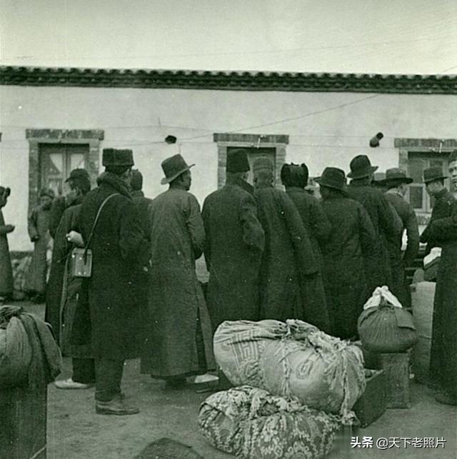 1940年河北定县老照片 繁盛的药材贸易行业