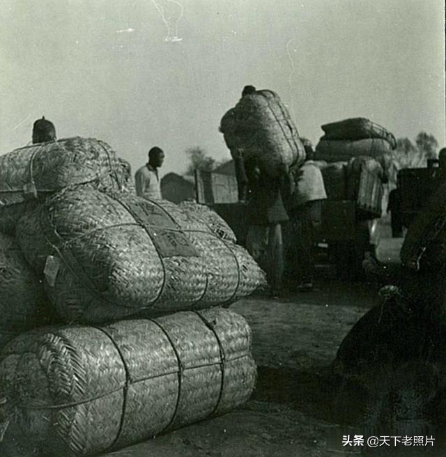 1940年河北定县老照片 繁盛的药材贸易行业