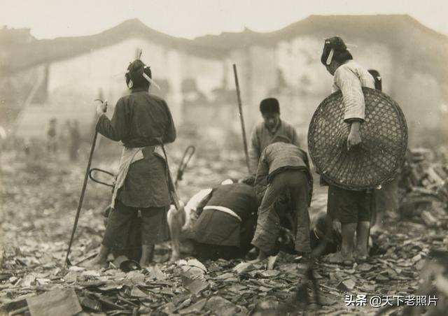 1927年福州老照片 90年前的福寿桥 洪山桥 白塔寺