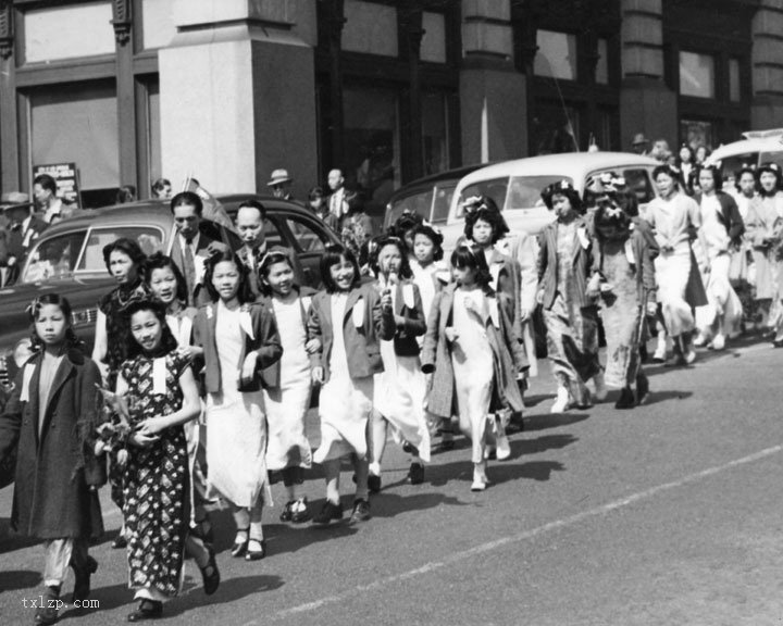 图片[6]-Old photos of Song Meiling’s visit to Los Angeles in 1943 during the Anti Japanese War-China Archive