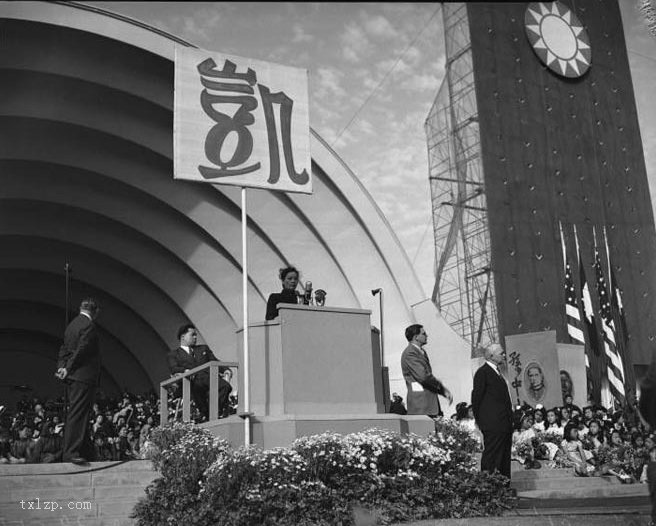 图片[8]-Old photos of Song Meiling’s visit to Los Angeles in 1943 during the Anti Japanese War-China Archive