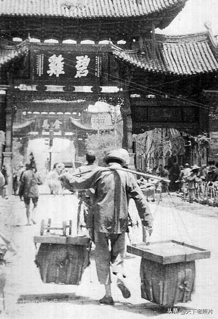 1930年代昆明老照片 圆通寺、壁鸡坊、金马坊、昆明西山