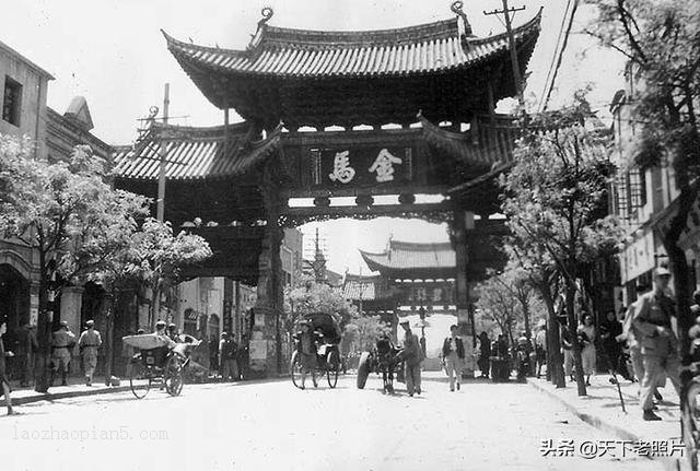 1930年代昆明老照片 圆通寺、壁鸡坊、金马坊、昆明西山