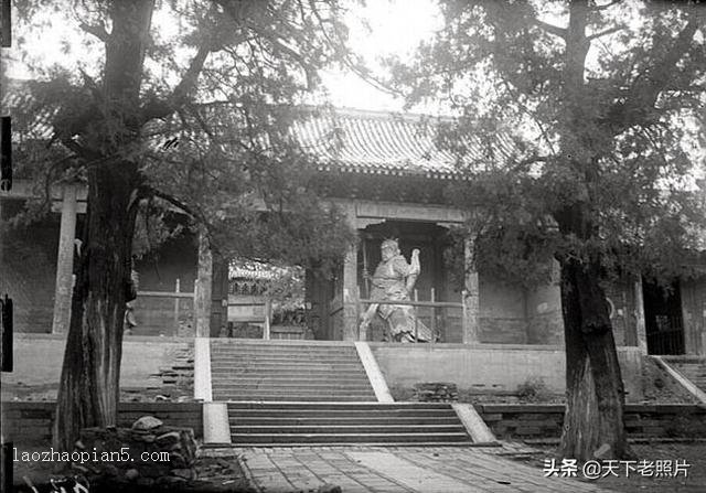 1907年河南登封县老照片 110年前的少林寺风貌一探