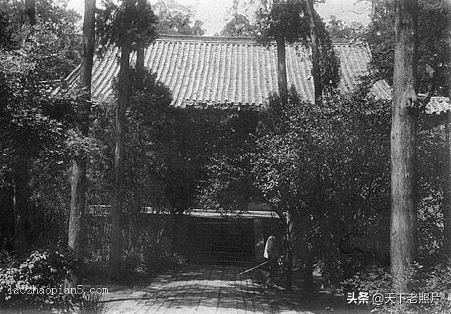 1907年河南登封县老照片 110年前的少林寺风貌一探