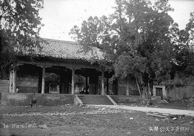 1907年河南登封县老照片 110年前的少林寺风貌一探