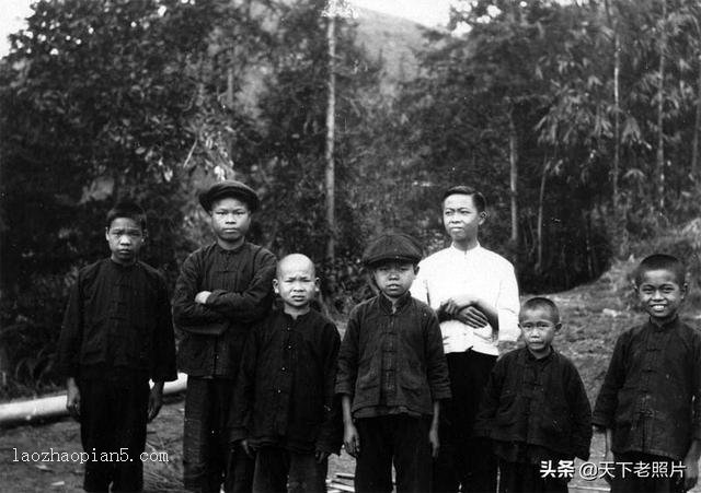 1930年代广西平南县老照片 民国平南城乡风光及特色人物风貌