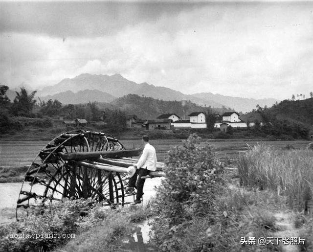 1930年代广西平南县老照片 民国平南城乡风光及特色人物风貌