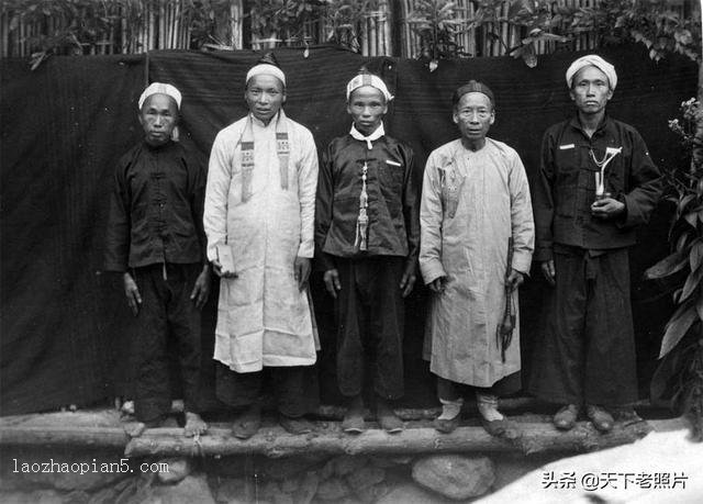 1930年代广西平南县老照片 民国平南城乡风光及特色人物风貌