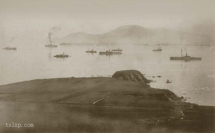 图片[1]-Old Photo | The Destruction of the Beiyang Fleet-China Archive