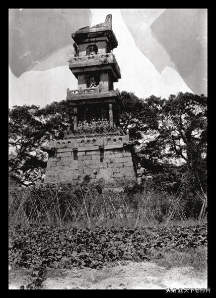 1914年杭州老照片 百年前的杭州烟霞洞、飞来峰、灵隐寺