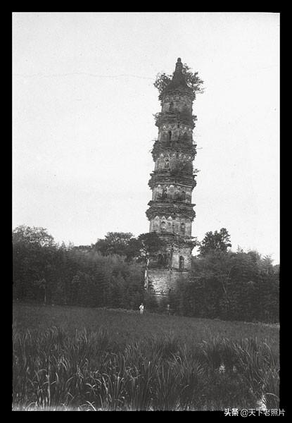 1914年杭州老照片 百年前的杭州烟霞洞、飞来峰、灵隐寺