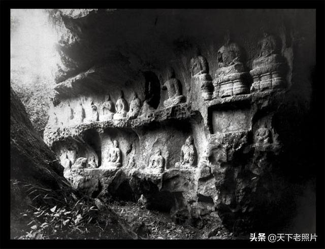 1914年杭州老照片 百年前的杭州烟霞洞、飞来峰、灵隐寺